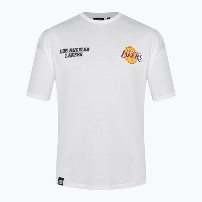 férfi póló New Era NBA Large Graphic BP OS Tee Los Angeles Lakers white 6